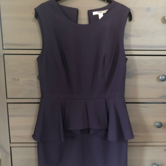 Peplum deep purple dress Forever 21 - Picture 1 of 2